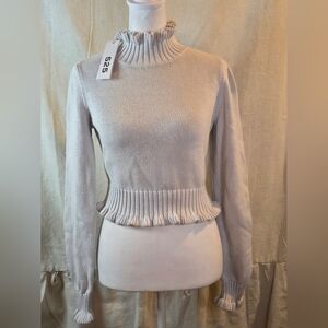 525 America Cream Turtleneck Sweater